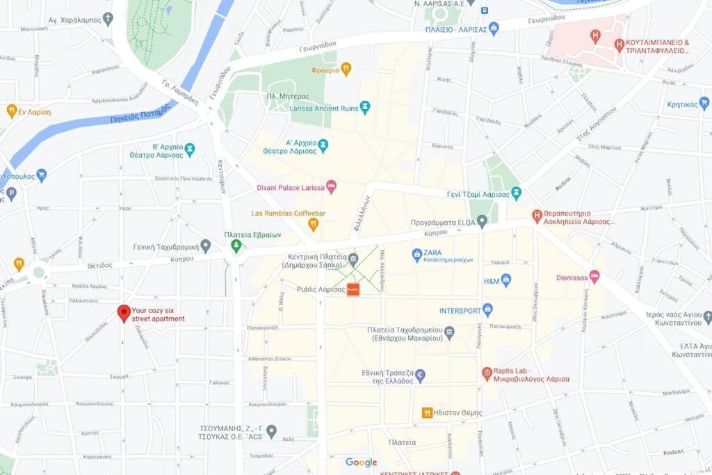 Your Cozy Six Street Apartment Larissa Ngoại thất bức ảnh
